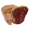 Boxer Dog Tribal Art Puzzle Box
