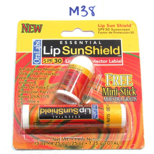 OraLabs Lip Balm Sun Shield SPF 30 New