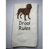 Custom Text Drool Towel