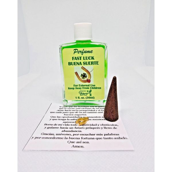 GOOD LUCK WITH PHEROMONE / BUENA SUERTE ATRAE SUERTE RAPIDA EXITO PROSPERIDAD