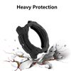 HOMTERN Cases Designed for Garmin instinct 3 50MM,Soft TPU Lightweight Shell Drop-proof Scratch-Proof Flexible Screen Full Covered Protective Case,Black
