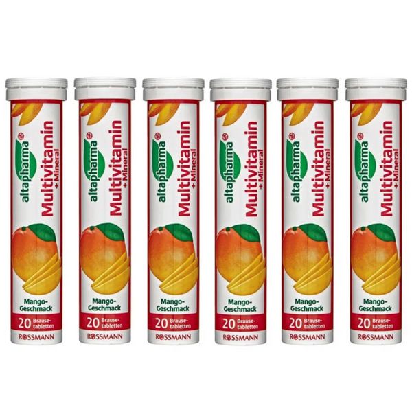 altapharma Multivitamin Mineral Brausetabletten 6set 90g
