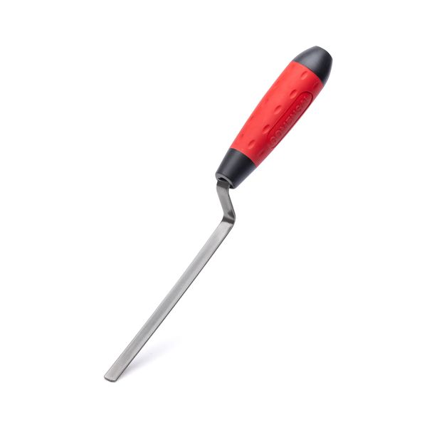 COMENSAL® Pointing Trowel 0.3" - Pointing Tool - Brick Jointer - Tuck Pointer - Finger Pointer Trowel - Stainless Steel - Non-Slip Soft Grip - Made in EU - 8 mm