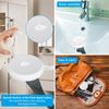 Lotion Applicator for Back, 20.5'' Replaceable Back Lotion Applicator, Easy Washable, Suitable for Use by Elderly, Men and Women（Grey）