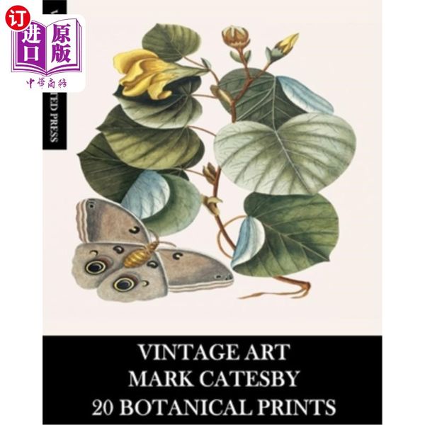 海外直订Vintage Art: Mark Catesby: 20 Botanical Prints 复古艺术:Mark Catesby: 20个植物版画