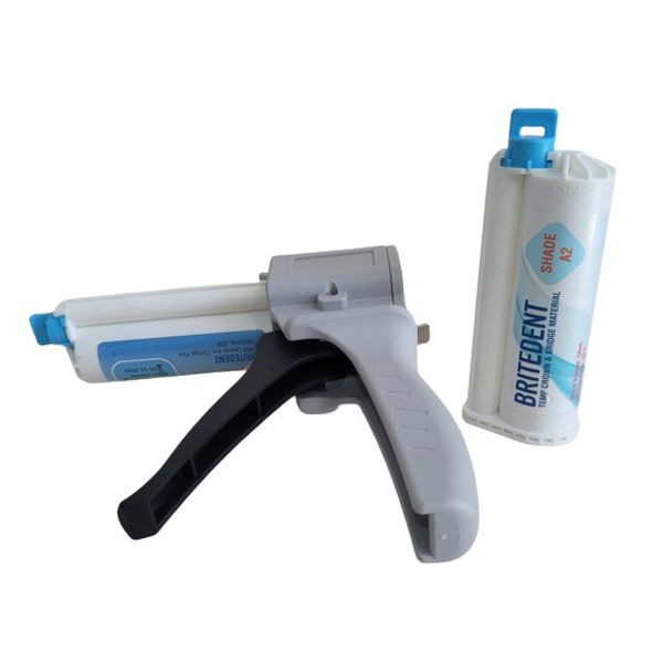 1pc Impression Cartridge Dispenser Delivery Gun 4:1-10:1 & 2pc Crown & Bridge A2
