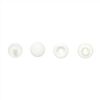 Plastic snap 9 mm off-white