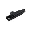 MY MIRONEY Solid Brass Surface Bolt 2" Matte Black Barrel Bolt Lock Hardware Slide Surface Door Bolt