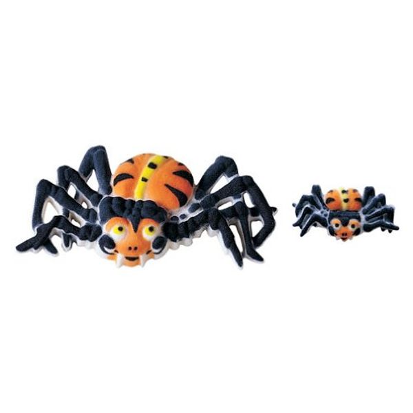 Spider Halloween Sugar Decorations Cookie Cupcake Cake 12 Count