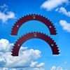 Split Aluminum Sprocket 53 Tooth for 35 Chain (Purple)