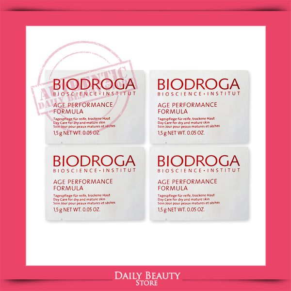 Biodroga Age Performance Formula Day Care Dry Skin 1.5g 0.05oz 10 Samples NEW FA