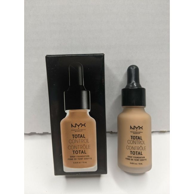 NYX Total Control Drop Foundation color TCDF14 Golden Honey 0.43 oz New In Box