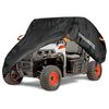 NEVERLAND UTV Cover, Storage Sun-UV Rain Snow Protector Universal for Can-Am Kawasaki Polaris Honda Yamaha Side by Side Cover 2-3 Passenger (Durable)