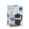 Kela Roma Plastic Coffee Maker 600ml Heat Resistant Black Clear
