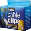 JDS HARDWARE Dencon 5mm White Round Cable Clips Box 100 Box 100