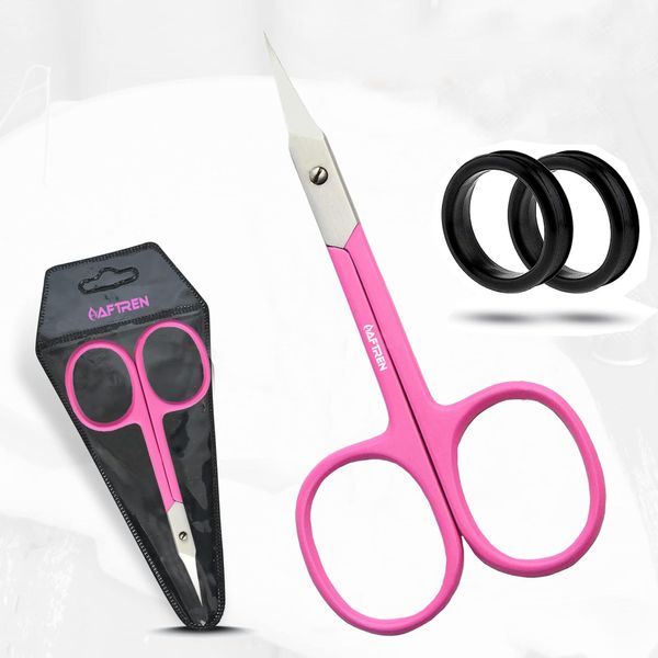 Professional Cuticle Nipper Sharp Stainless Steel Cuticle Scissors Non-Slip Handle Precisely Removing Excess Cuticles and Dead Skin (Mehroon, 4 Inch)