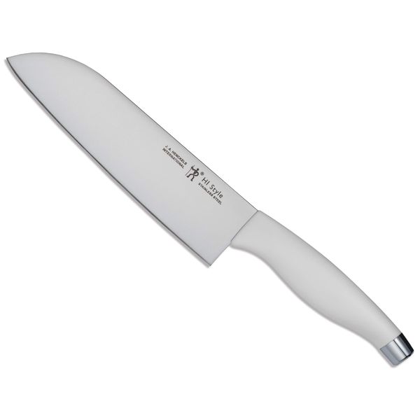 Henckels 16707-441 HI Style Small Knife, White, 5.5 inches (140 mm), Made in Japan (Seki City, Gifu), Small Santoku Knife, Stainless Steel, Dishwasher Safe, Authorized Japanese Retail Product