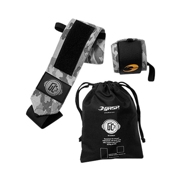 GASP Men's World Off Wrist Wraps, Snow Camo, One Size