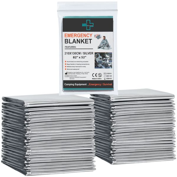 General Medi Emergency Blanket (12-Pack),Emergency Silver Foil Blanket– Perfect for Outdoors, Hiking, Survival, Marathons or First Aid