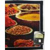 PRINTED NYLON KITCHEN RUG (nonskid back) (18" x 30") SPICES, rectangle, Borders