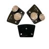 3 Pack Trapezoid Grinding Discs For Bolt on Concrete Grinders Soft Bond 30 Grit