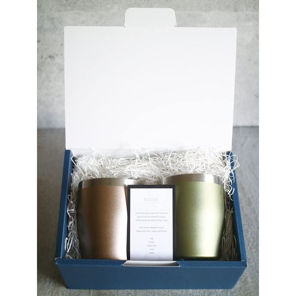 ROCCO GFS-1005 Gift Set Stack Gift Set Stack Tumbler Global Arrow KIWI/APRICOT