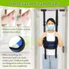 Mybow Back Stretcher Decompression Belt Lumbar Traction Inversion Table Alternative Spinal Decompression Machine Harness Back Stretching Realignment Device Herniated Disc Back Pain Relief (L)