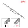 sourcing map 2Pcs 1/4-Inch Hex Shank 200mm Length Phillips 6PH2 Magnetic Screw Driver S2 Screwdriver Bits