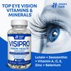 VISIPRO Advanced Eye Supplement for Vision Health Support - 60 Capsules