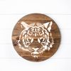 Tiger Head Stencil - Face & Wall Design, Animal Stencils