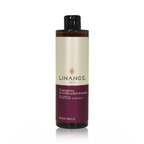 Emergency Re-Construction Shampoo w/ Collagen & Stem Cells, 16.9oz by Linange