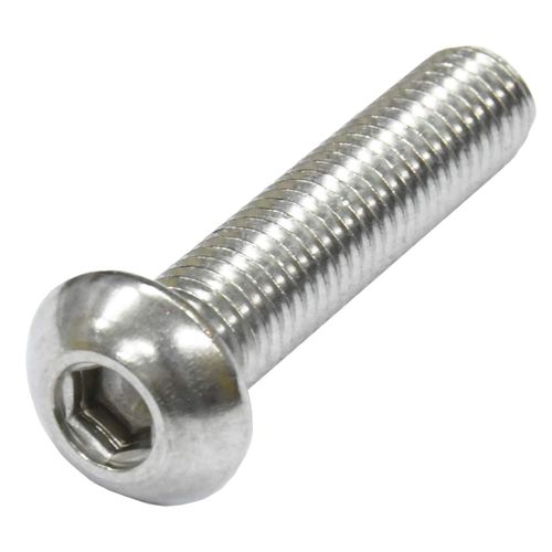 Onokatsu Stainless Steel Hex Socket Button Bolts M6 Series (M6x45, 16 Pieces)