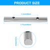 Seimneire Guitar String Retainer Bar, 45MM Metal String Tension Bars - 2 PCS chrome