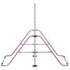 Updated Folding Gymnastics Bar w/ Adjustable Height Junior Expandable Horizontal
