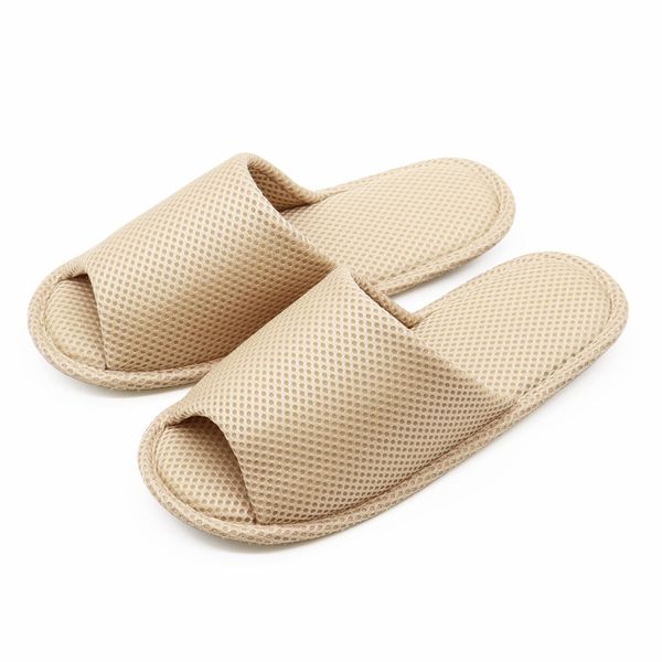 Okumura Slippers, Beige, LL Size