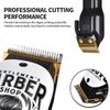 BESTBOMG Hair Clippers & Trimmer Ceramic T-Blade Cordless Haircut Sets Rechargeable 2000mAh/1200mAh with 10 Guide Combs & for Men/Father/Husband/Boyfriend