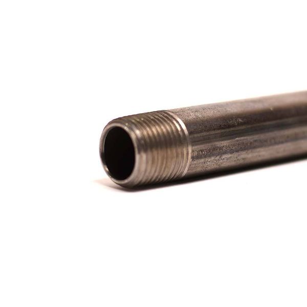 Thrifco 9119088 3/8 x 4 Black Nipple