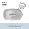 Casabella Plastic Multipurpose Cleaning Storage Caddy with Handle, 1.5-Gallon, Clear