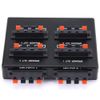 Comphic SP-24 Mini 2-in-4-OUT Stereo Audio Selector Amplifier Switcher Box Speaker Splitter