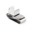 Sun Mon Magnetic Billiard Cue Stick Chalk Holder Silver