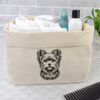 Large 'Yorkshire Terrier' Canvas Organiser/Storage Bag (OR00033462)