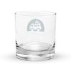 GoWesty Blue Rollyn Logo Vanagon Camper Van Inspired Rocks Glass