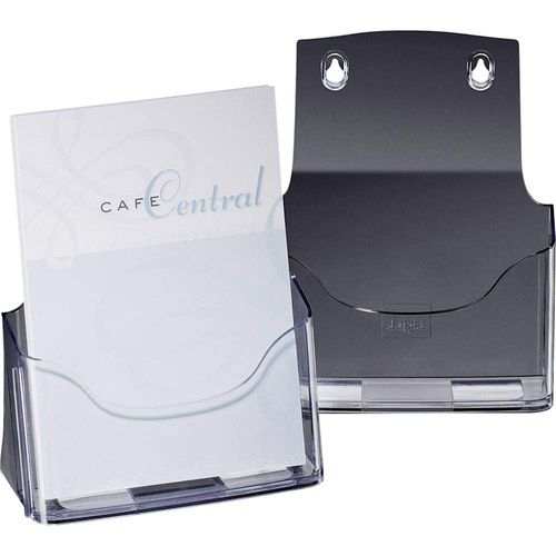 SIGEL LH112 Table-Top Literature Holder, for A5, uv resistant acrylic, clear, 1 Piece