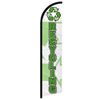 Recycling Windless Advertising Swooper Flag Recycling Center