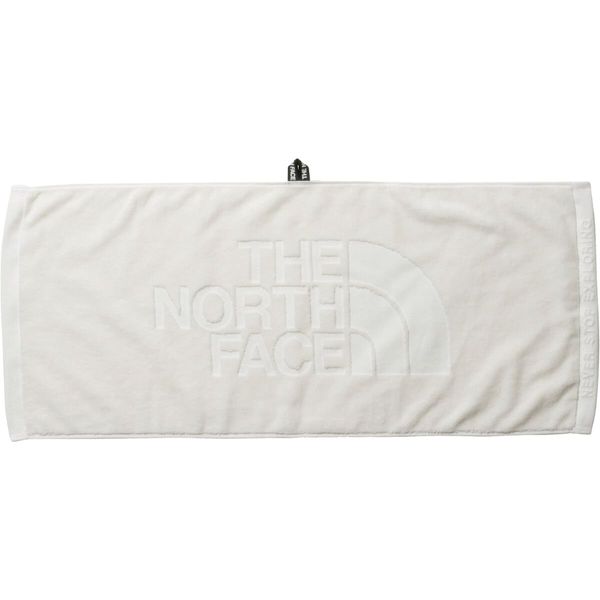 The North Face NN22100 NN22101 Comfort Cotton Towel, Unisex, Antibacterial, Sports Towel, Running, Gym, gardenia white