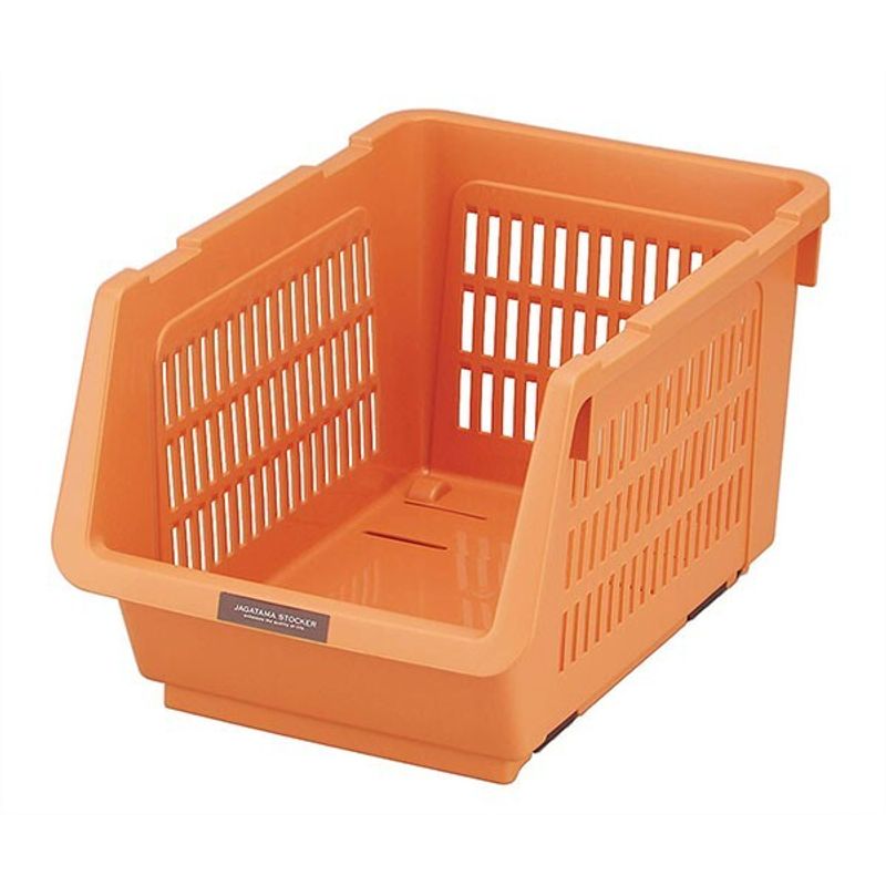 Orange Japanese Stackable Storage Bin Kitchen Pantry Organizers Food ...