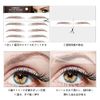 ADOFUN Eyebrow Stickers, False Eyebrow Tattoo Stickers, Eyebrows, Eyebrow Stickers, False Eyebrows, Eyebrows, Eyebrows, Permanent Makeup, 50 Pairs, Stick Eyebrows, Indelible, Waterproof