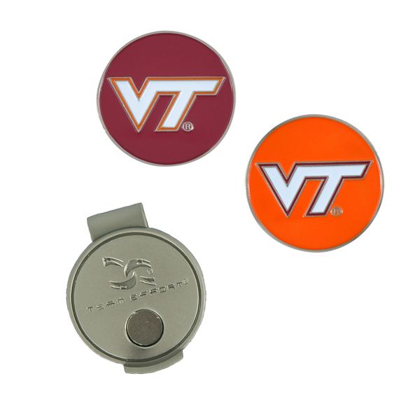 Team Effort Virginia Tech Hokies Hat Clip & 2 Ball Markers