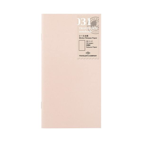 Traveler's Notebook Refill Sticker Mount Regular Size 14468006 white