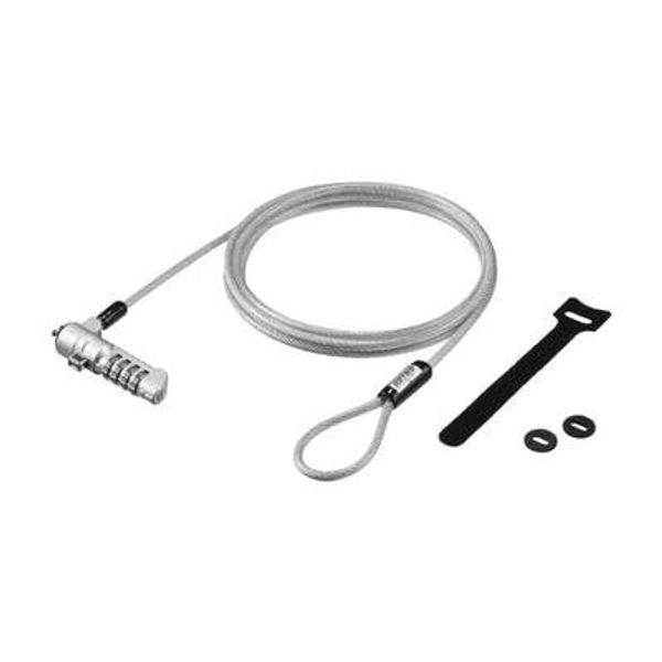 Buffalo BLD4WNN Dial-Type Wire Lock with Nano Slot, Black